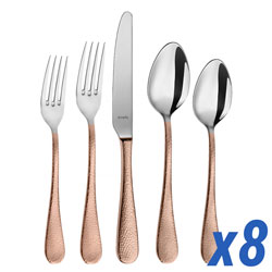 A photo of Sierra Copper 40 Piece Service for 8