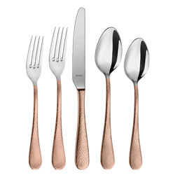 A photo of Sierra Copper 5 Piece Place Setting