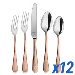 A photo of Sierra Copper 60 Piece Service for 12
