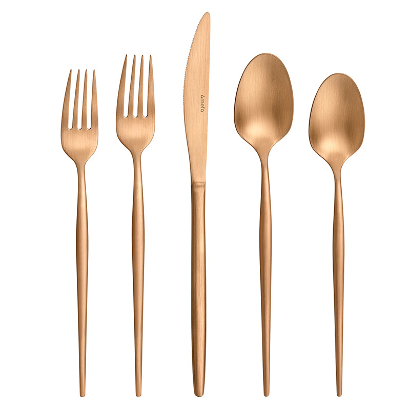 Soprano Copper 5 Piece Place Setting