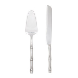 A photo of Liliana Polished 2 Piece Cake Serving Set