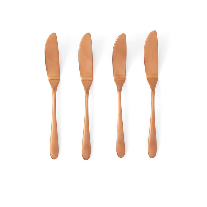 Alba Rose Gold Spreader Set of Four