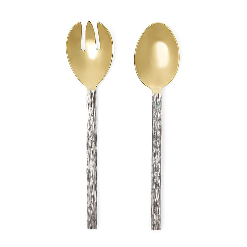 Harrison Silver-Gold 2 Piece Serving Set