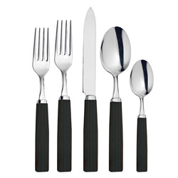 A photo of Dakar Wenge 5pc Place Setting