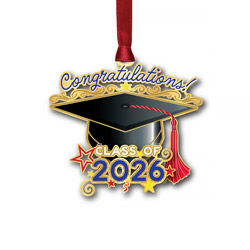 2026 Graduation Brass Ornament