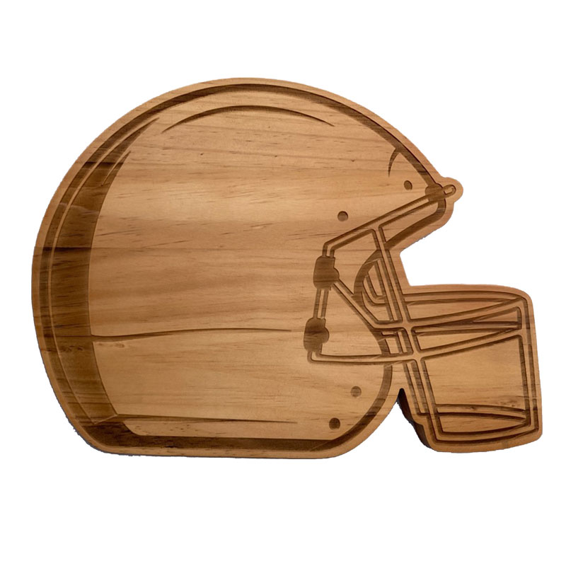 Football Helmet Wood Board