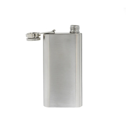 A photo of Pocket Flask, 6oz Stainless Steel, Bright Finish