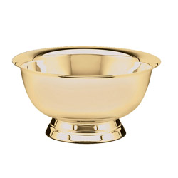A photo of Gold Finish Paul Revere Bowl 8in.