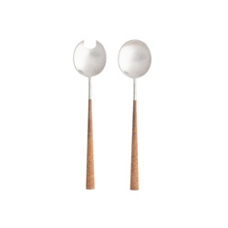 A photo of Mito Wood 2 Piece Salad Serving Set
