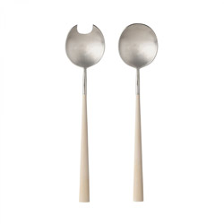 A photo of Mito Cru 2 Piece Salad Serving Set