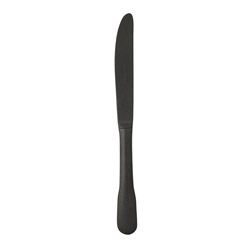 Saga Black Dinner Knife