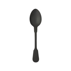 Saga Black Oval Soup Spoon