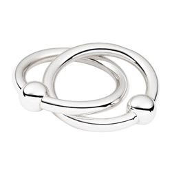 Two Ring Ball Rattle