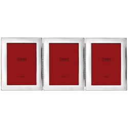 Tiffany Plain Triple Frame, 4 x 6, Sterling