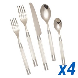 Conty White 20pc Service for 4