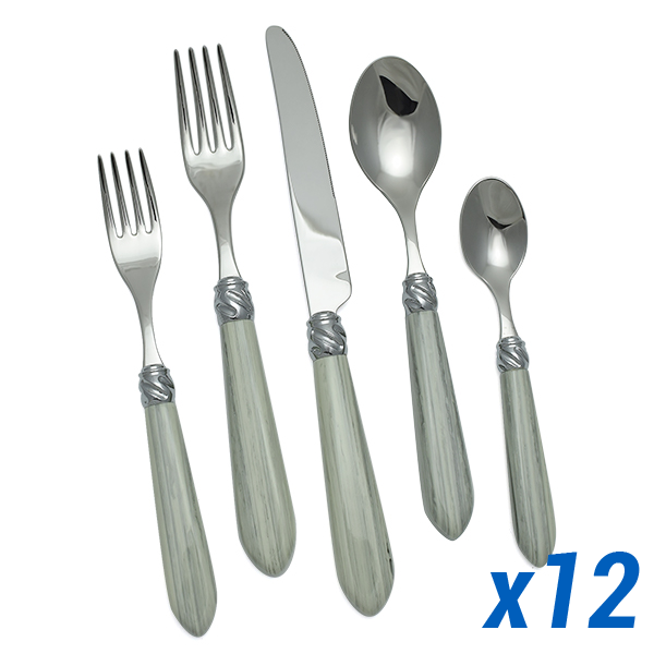 Diana Marble 60pc Service for 12