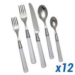 A photo of Doric Clear 60pc Service for 12