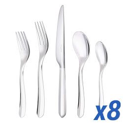 A photo of Christofle Infini 40pc Service for 8, Silverplate