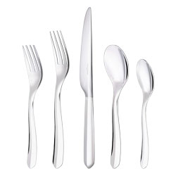 A photo of Christofle Infini 5pc Place Setting, Silverplate