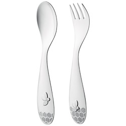 A photo of BeeBee Baby Spoon & Fork Set