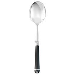 A photo of Talisman Black Salad Serving Spoon