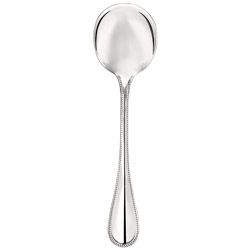 Perles Sterling Cream Soup Spoon