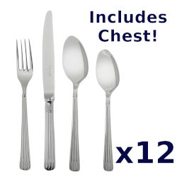 Osiris 48pc Service for 12 in Chest