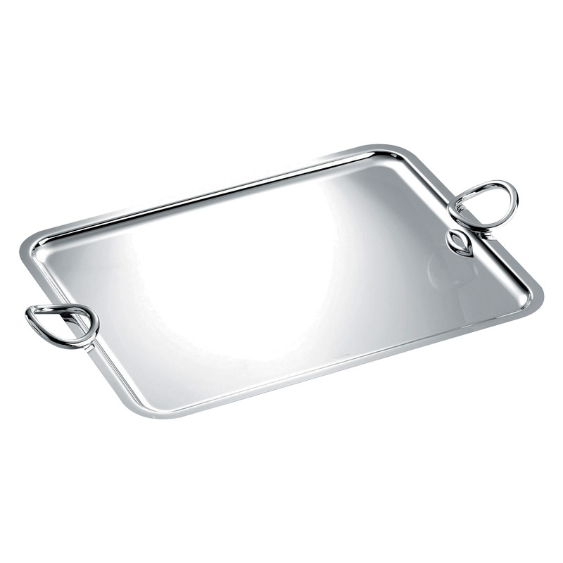 Extra Large Silver-Plated Tray, 21in. x 16.5in.