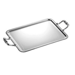 A photo of Malmaison Rectangular Serving Tray with Handles, 19in. x 15in.