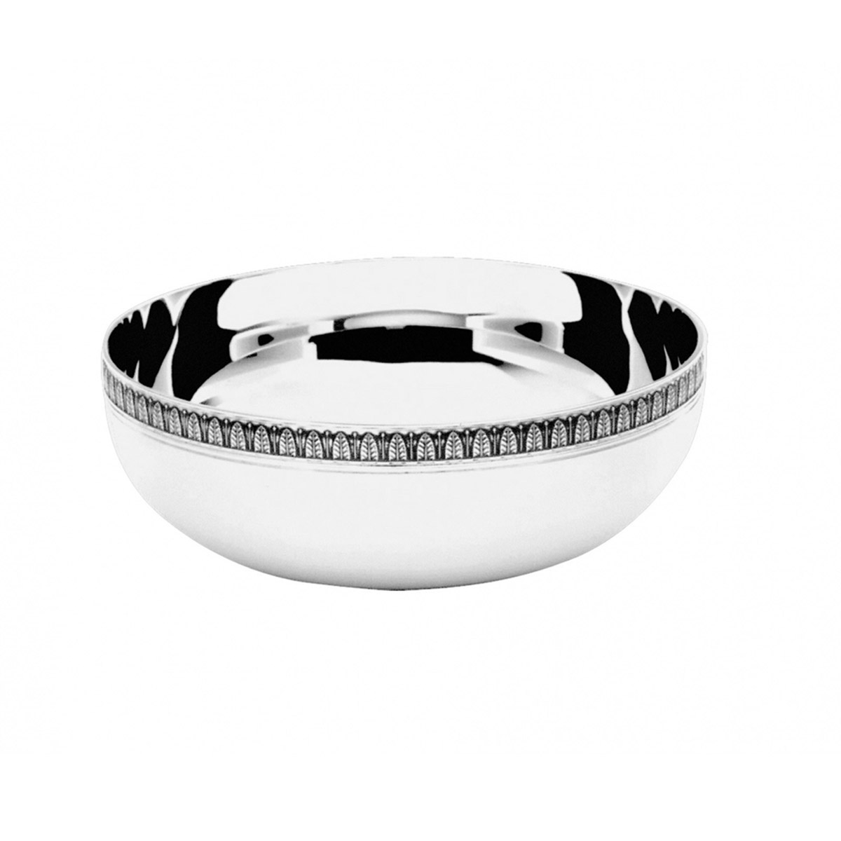 Small Silver Plated Round Bowl, 5 