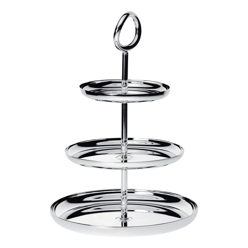 Vertigo Silver Plated 3 Tier Dessert Stand