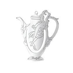 A photo of Carrier belleuse bookmark Gallia Silver plated
