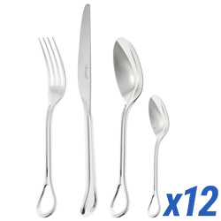 Carrousel Silver Plate 48-piece Cutlery Set