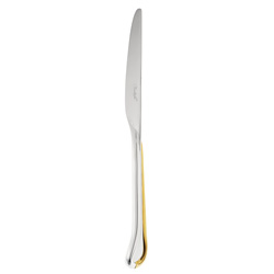 Carrousel Silver Plate & Gold Accents Dinner Knife