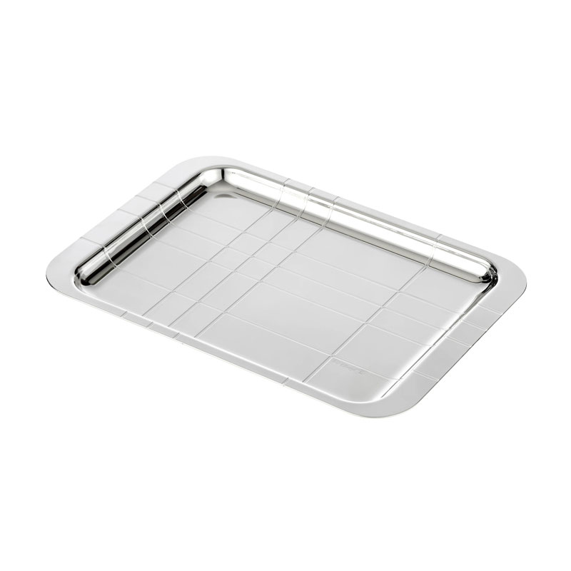 Graphik Silver-Plated Rectangular Tray - 8 x 6 in