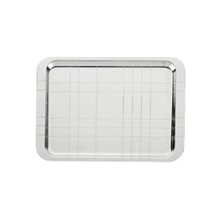 Graphik Silver-Plated Medium Tray - 8 x 12 in