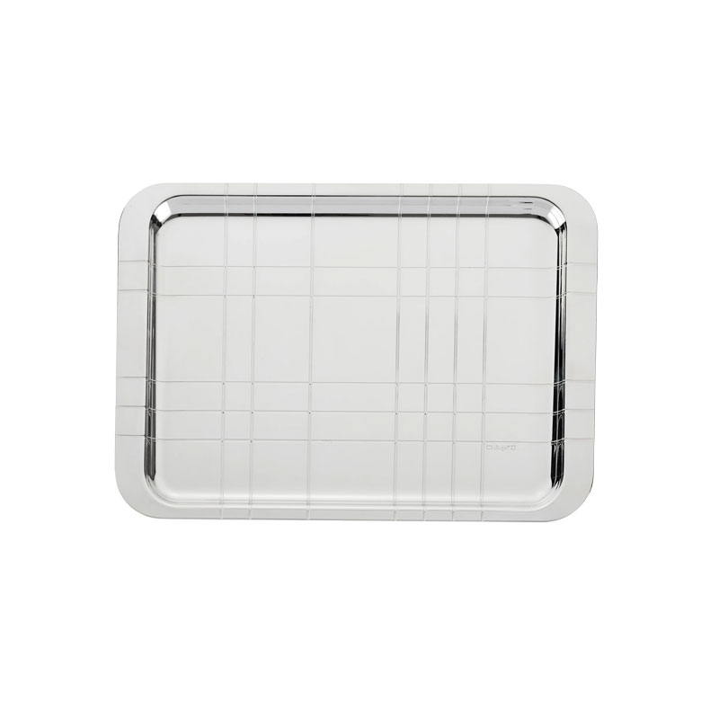 Graphik Silver-Plated Medium Tray - 8 x 12 in