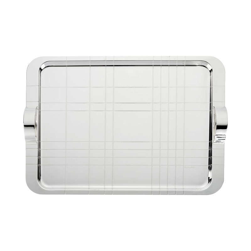 Graphik Silver-Plated Large Tray - 18 x 13 in