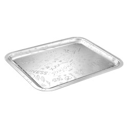 Graffiti Silver-Plated Rectangular Tray - 14 x 11 in