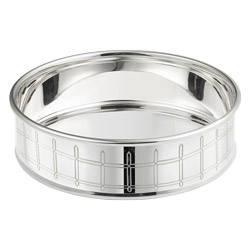 Graphik Silver Plated Bottle Coaster