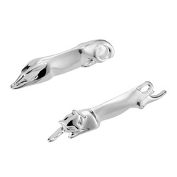 A photo of Gallia Dog/Cat Chopstick/Knife Rest Set of Two