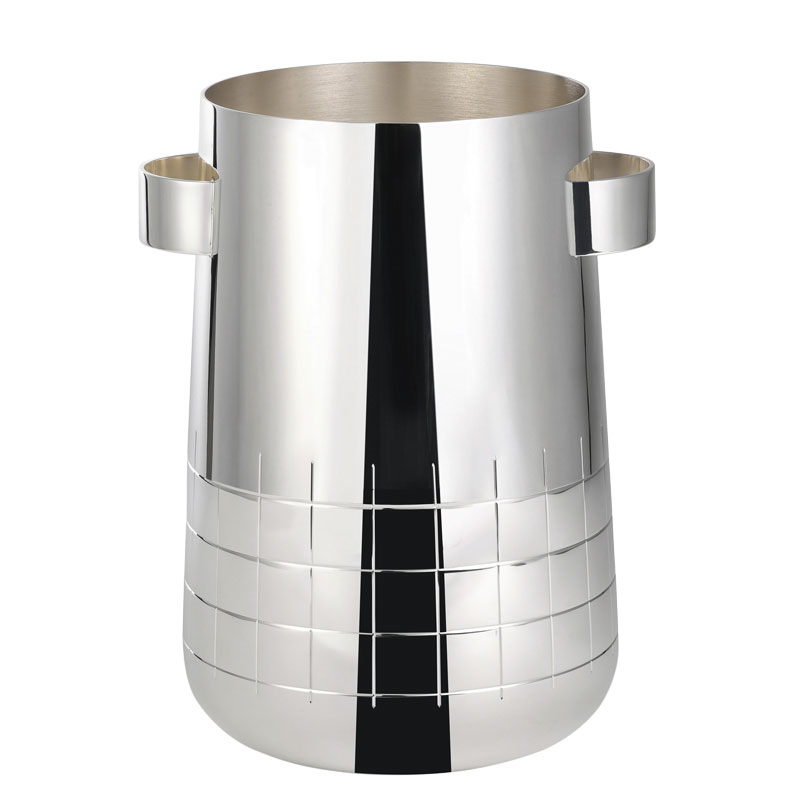 Graphik Silver Plated Wine Cooler