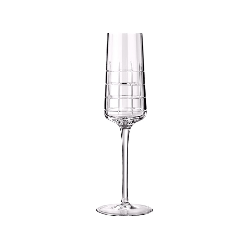 Graphik Champagne Flute in Crystal