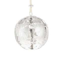 2026 Silver Christmas Ball