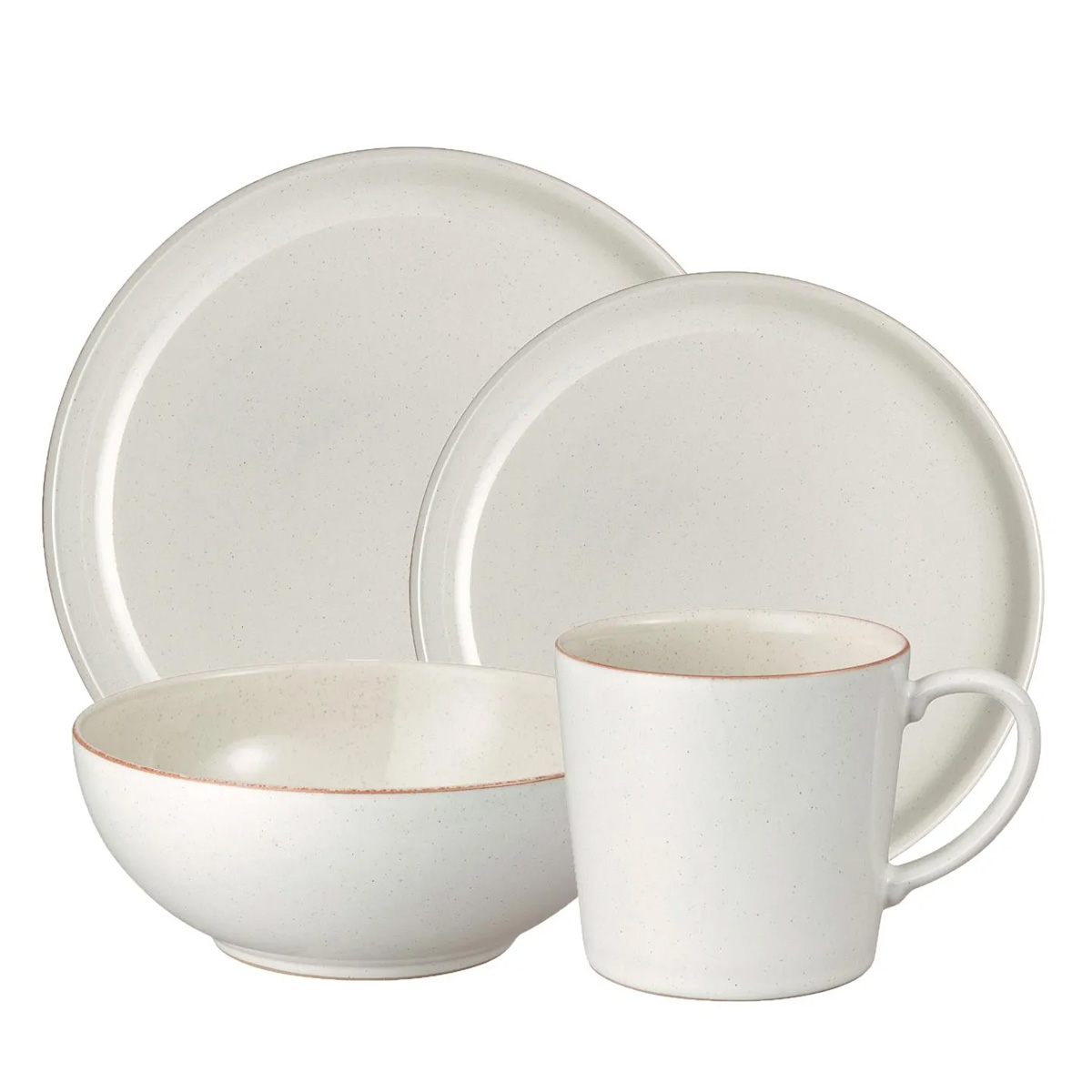 Heritage Atrium 4 Piece Coupe Dinnerware Set