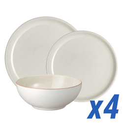 A photo of Heritage Atrium 12 Piece Coupe Dinnerware Set