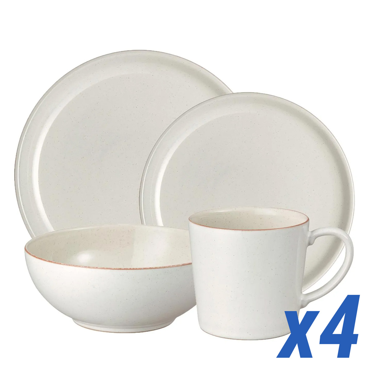 Heritage Atrium 16 Piece Coupe Dinnerware Set