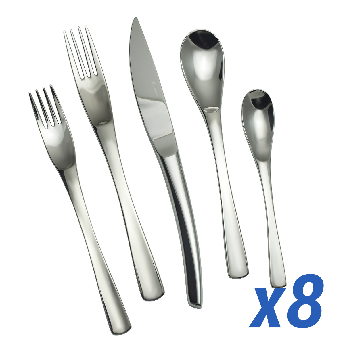 XY Mirror 40pc Service for 8