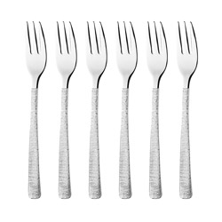 Astree Cisele Pastry Fork, Set of 6