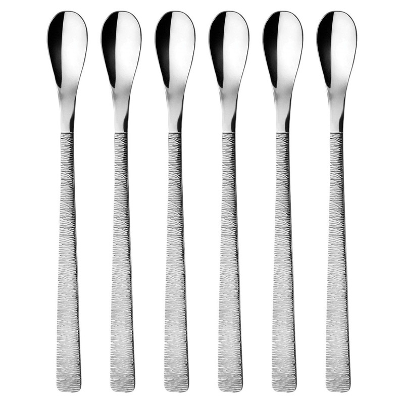 Astree Cisele Iced Tea Spoon, 7-1/2", Set of 6